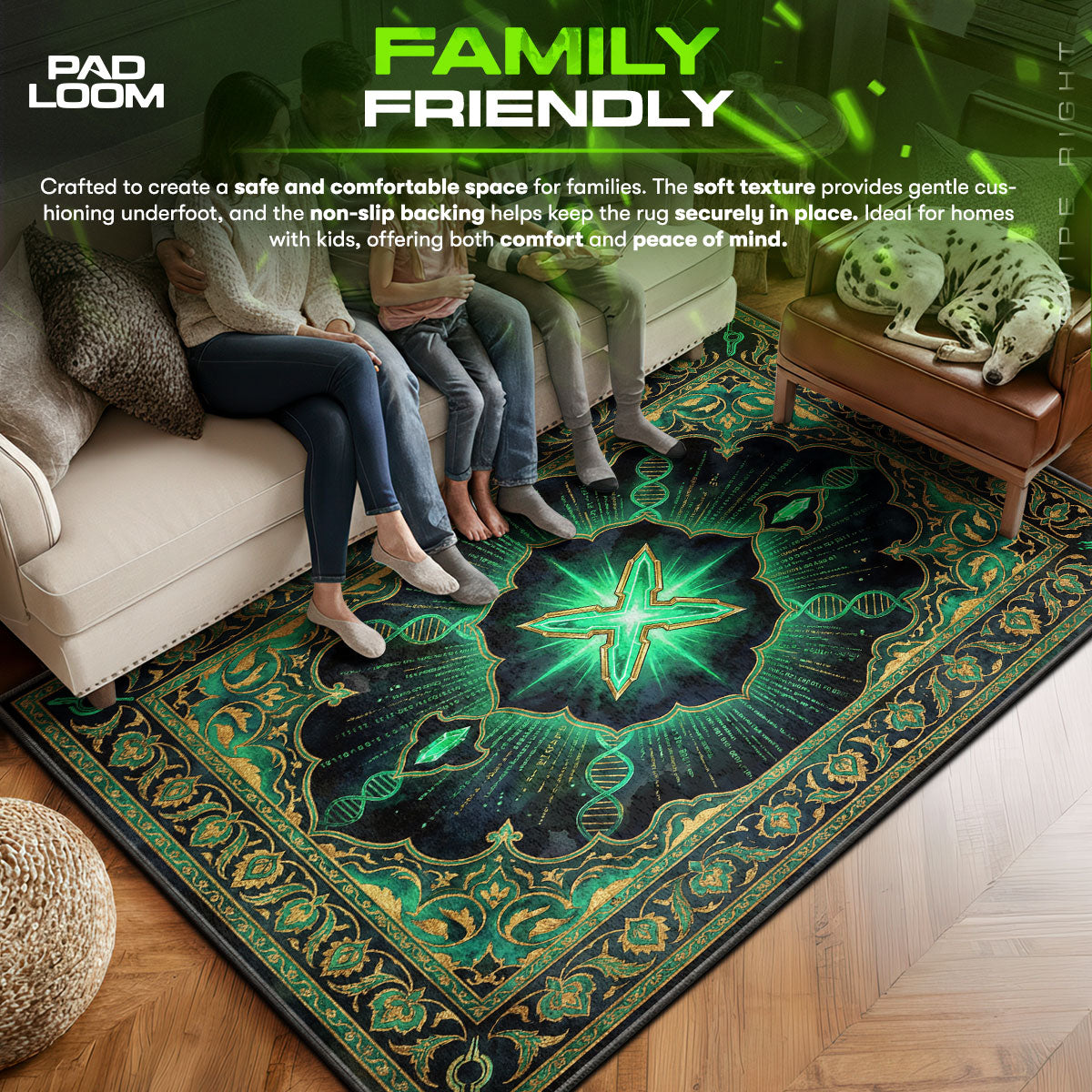 B-12 Rotes Protokollteppich - Streunende Stuhlmatte