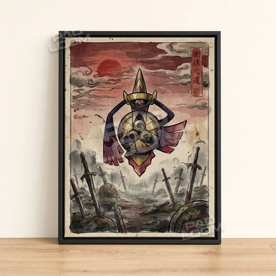 Aegislash Battlefield Pokemon Poster - Leinwand Wandbild