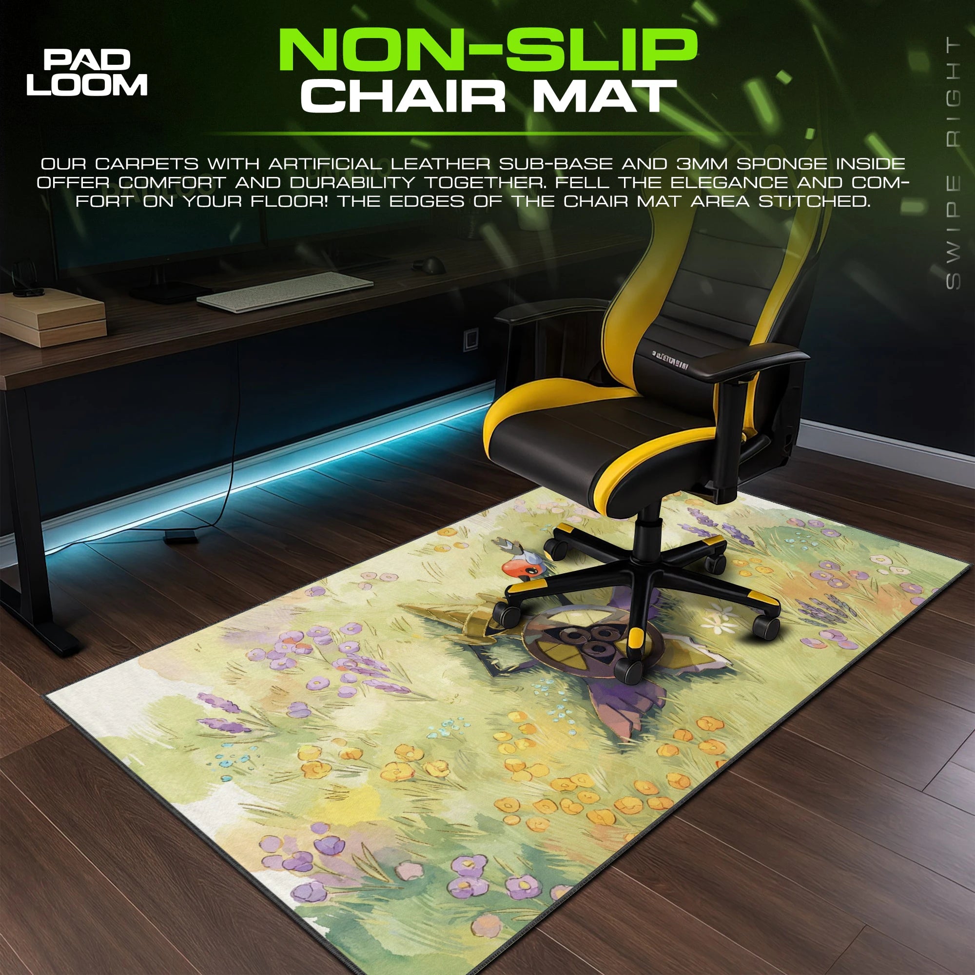 Aegislash Flower Rest Mouse Pad - Pokemon Desk Mat