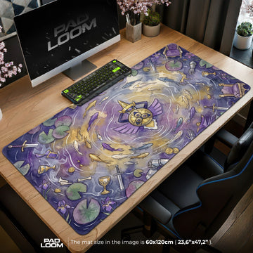 Aegislash Regalia Pond Mouse Pad - Pokemon Desk Mat