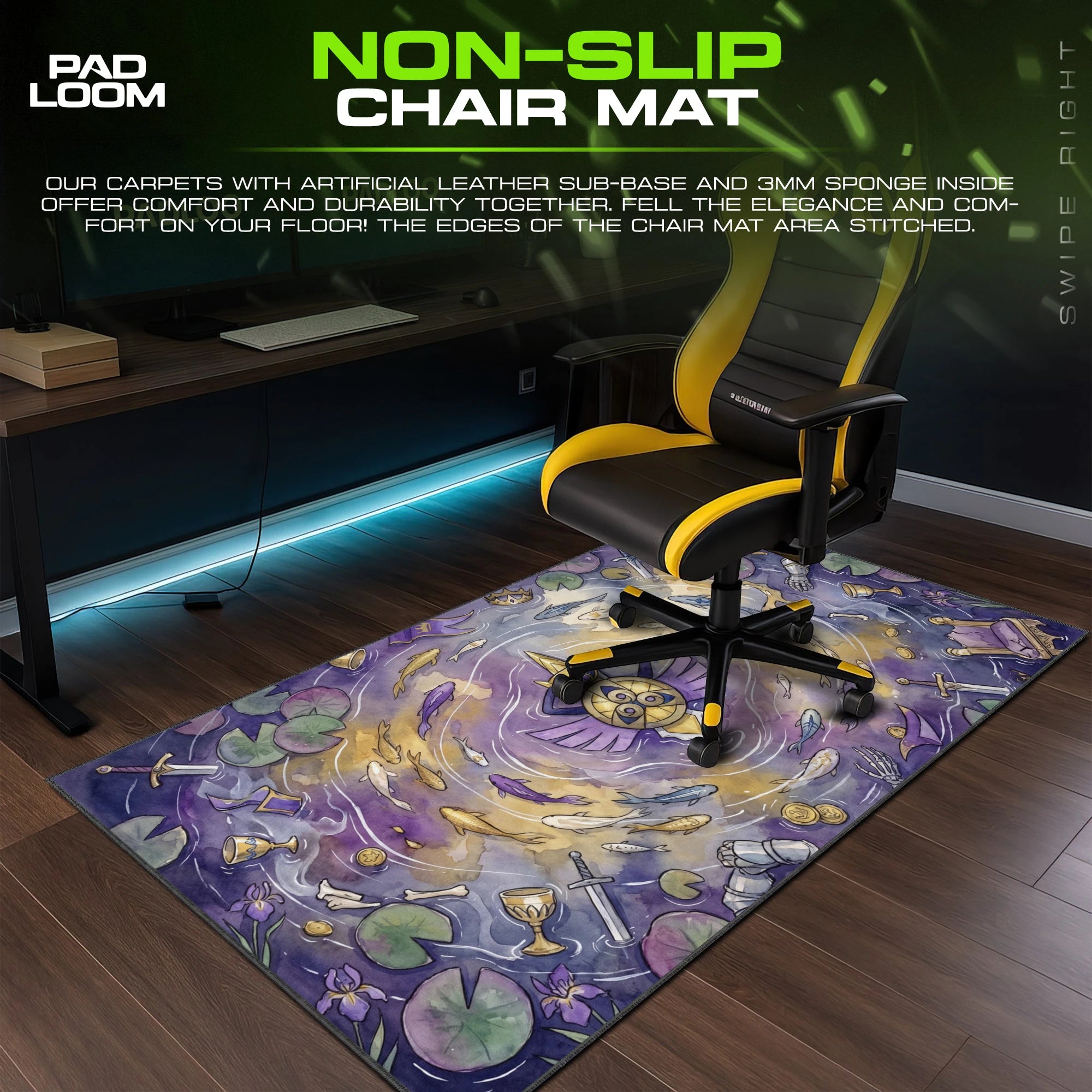 Aegislash Regalia Pond Mouse Pad - Pokemon Desk Mat
