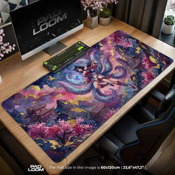 Ahri Foxfire Orb Mouse Pad - League of Legends Mat