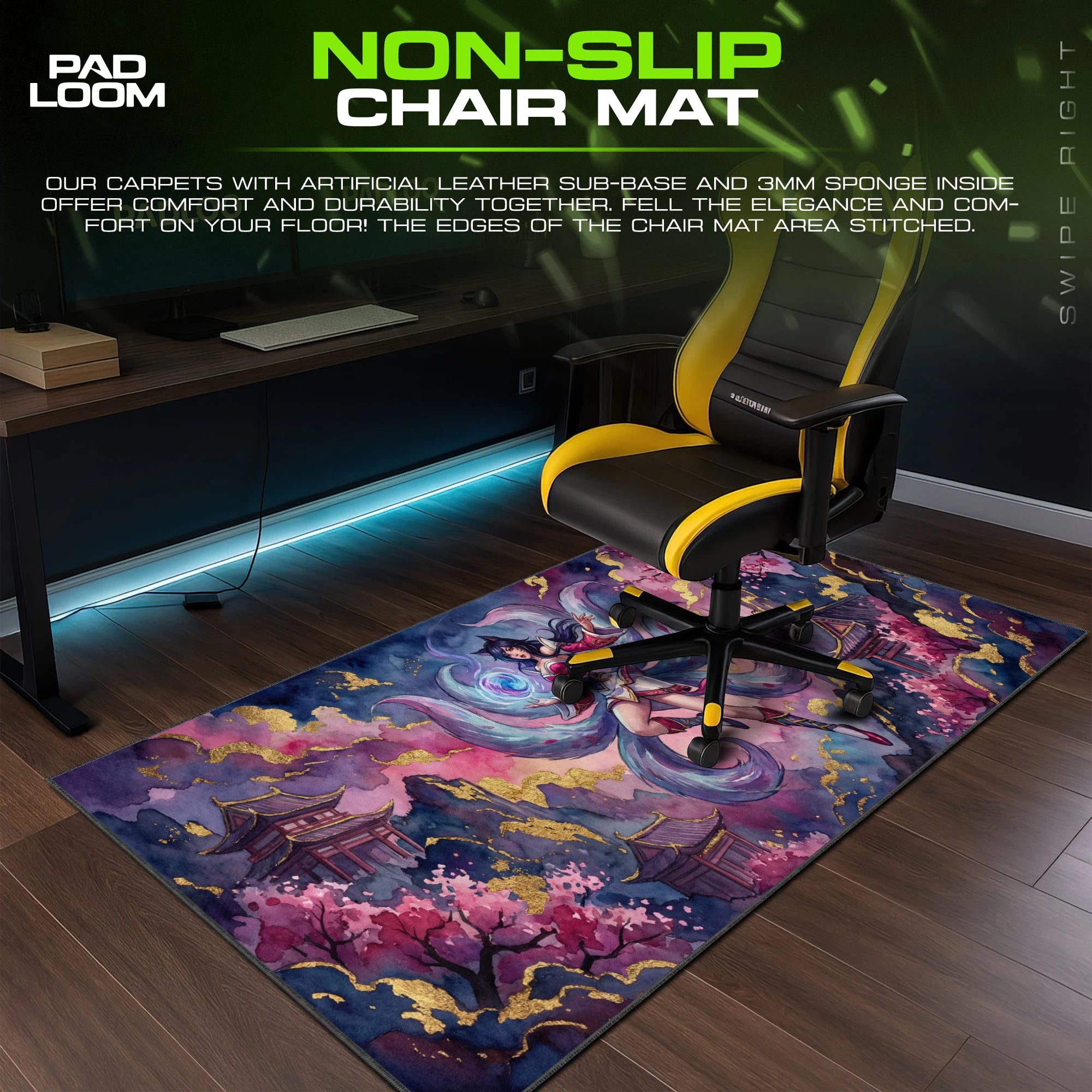 Ahri Foxfire Orb Mouse Pad - League of Legends Mat