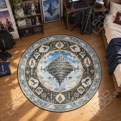 Aincrad Floating Round Rug - Sword Art Online Chair Mat