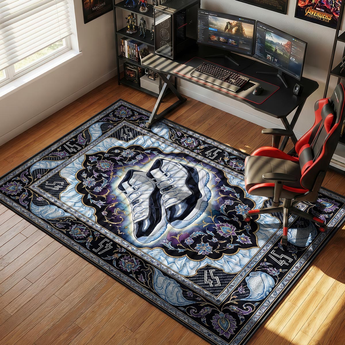 Air Jordan Concord Floor Decor rug — main product view