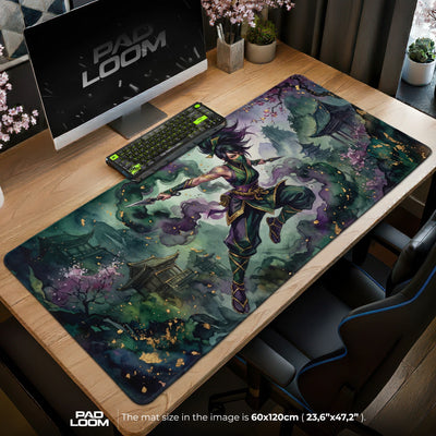 Akali Shadow Dash Mouse Pad - League of Legends Mat