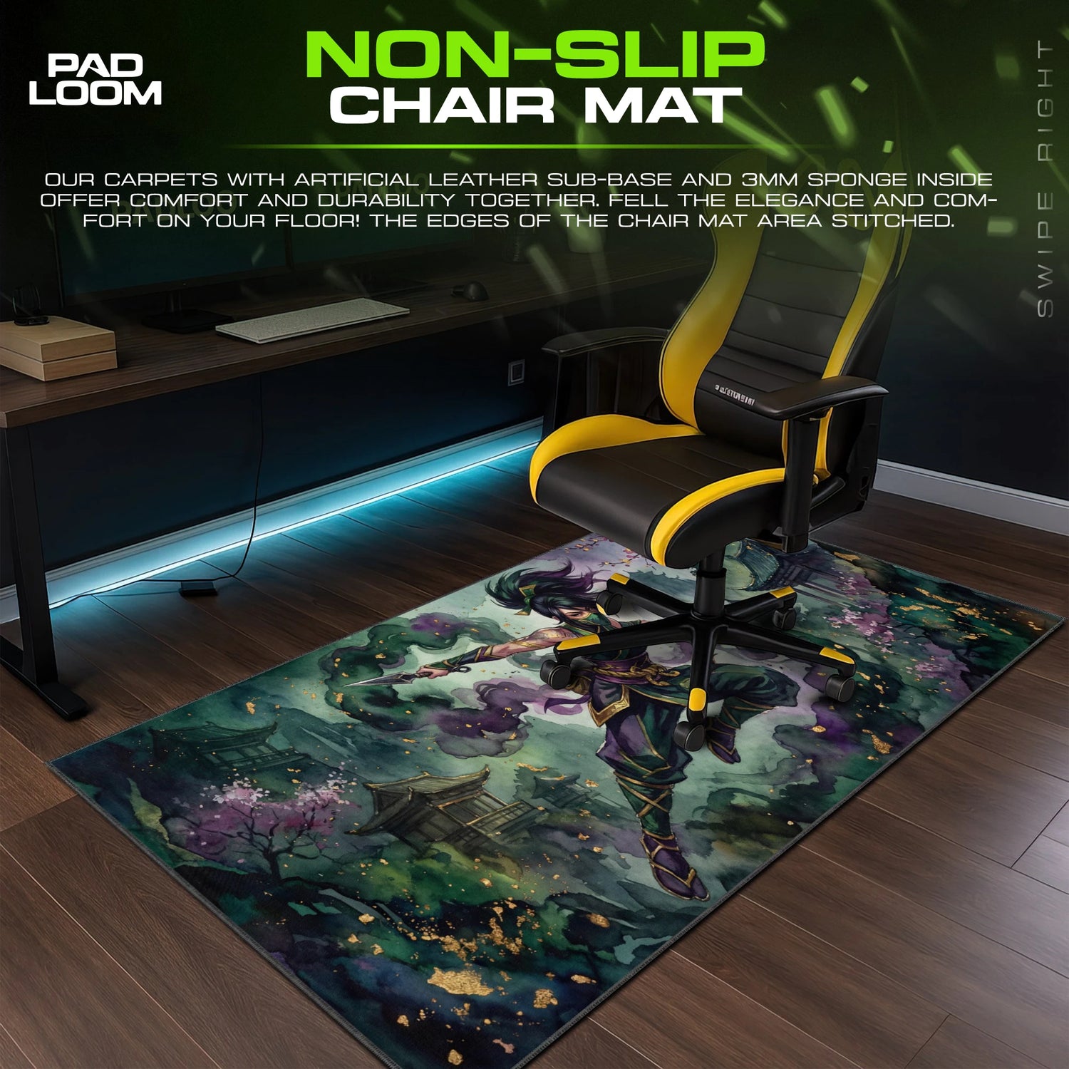 Akali Shadow Dash Mouse Pad - League of Legends Mat