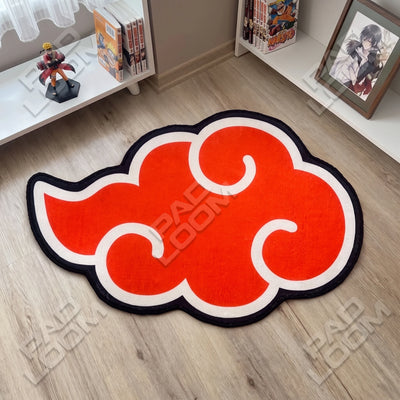 Akatsuki Cloud Rug - Shaped Anime Area Rug
