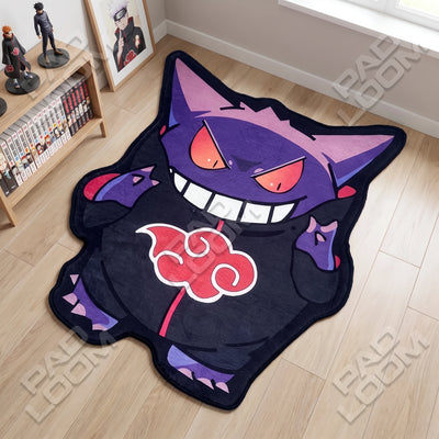 Akatsuki Gengar Rug - Shaped Anime Area Rug