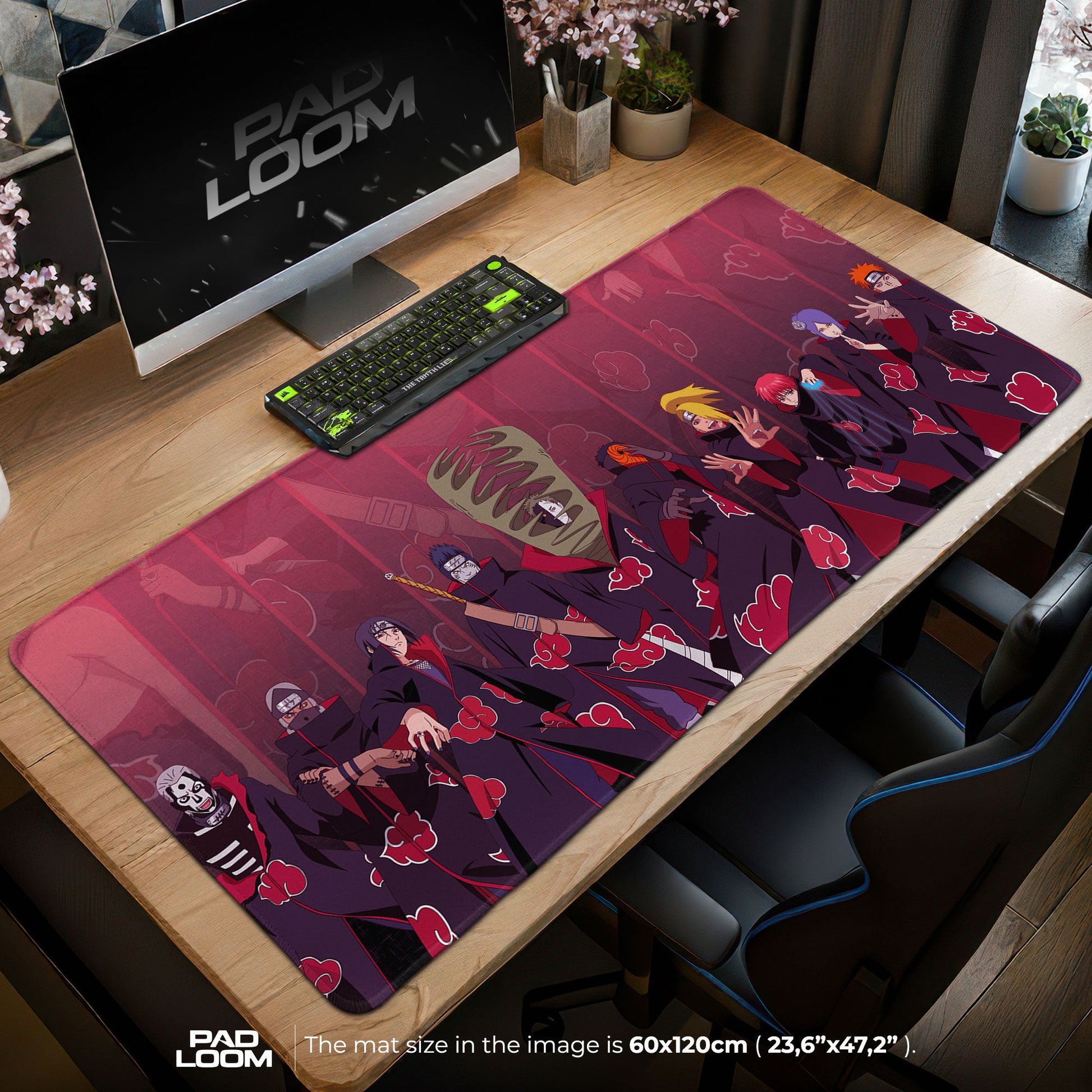 Akatsuki Members Mouse Pad - Rogue Ninja Anime Desk Mat Padloom