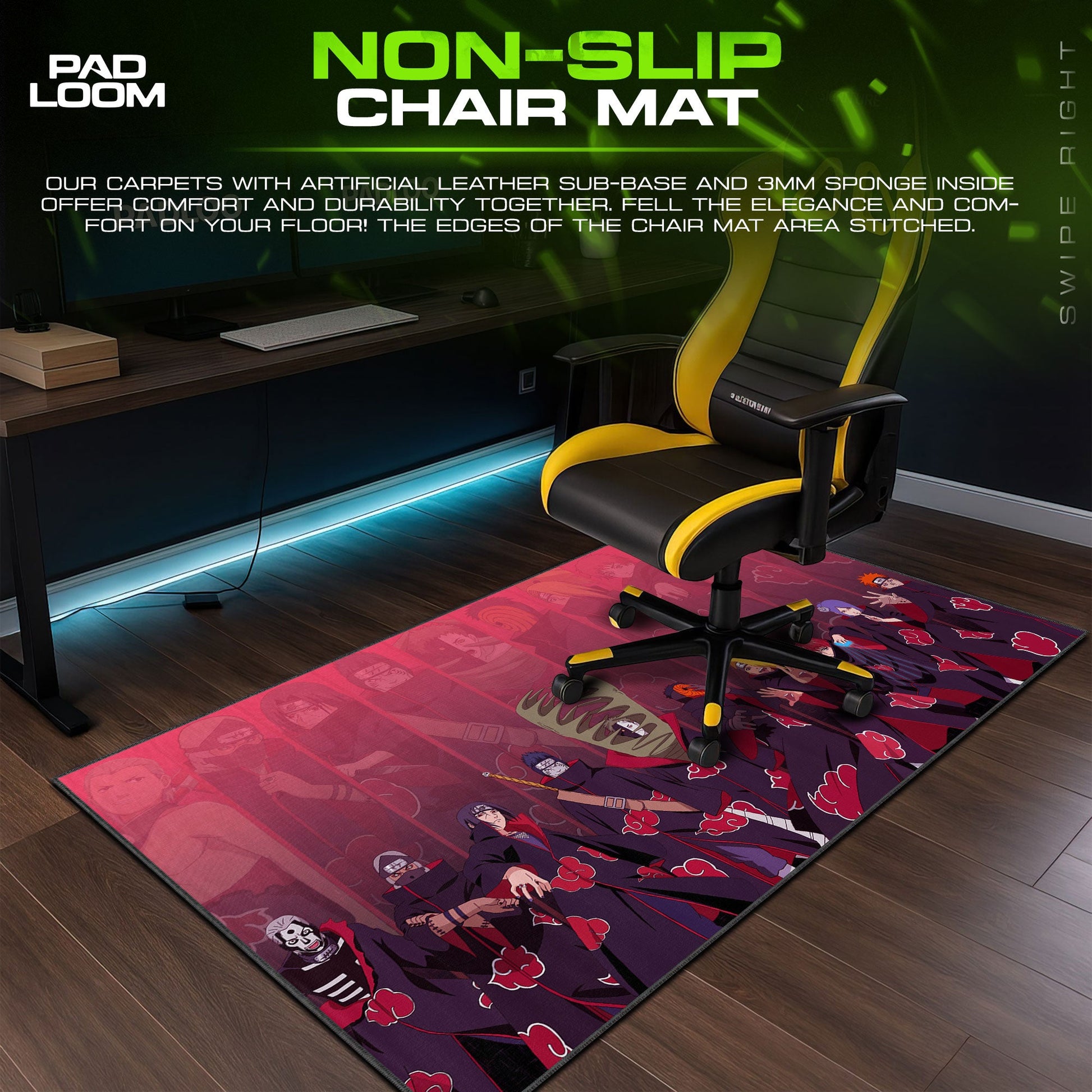 Akatsuki Members Mouse Pad - Rogue Ninja Anime Desk Mat Padloom