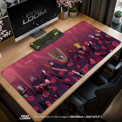 Akatsuki Members Mouse Pad - Rogue Ninja Anime Desk Mat