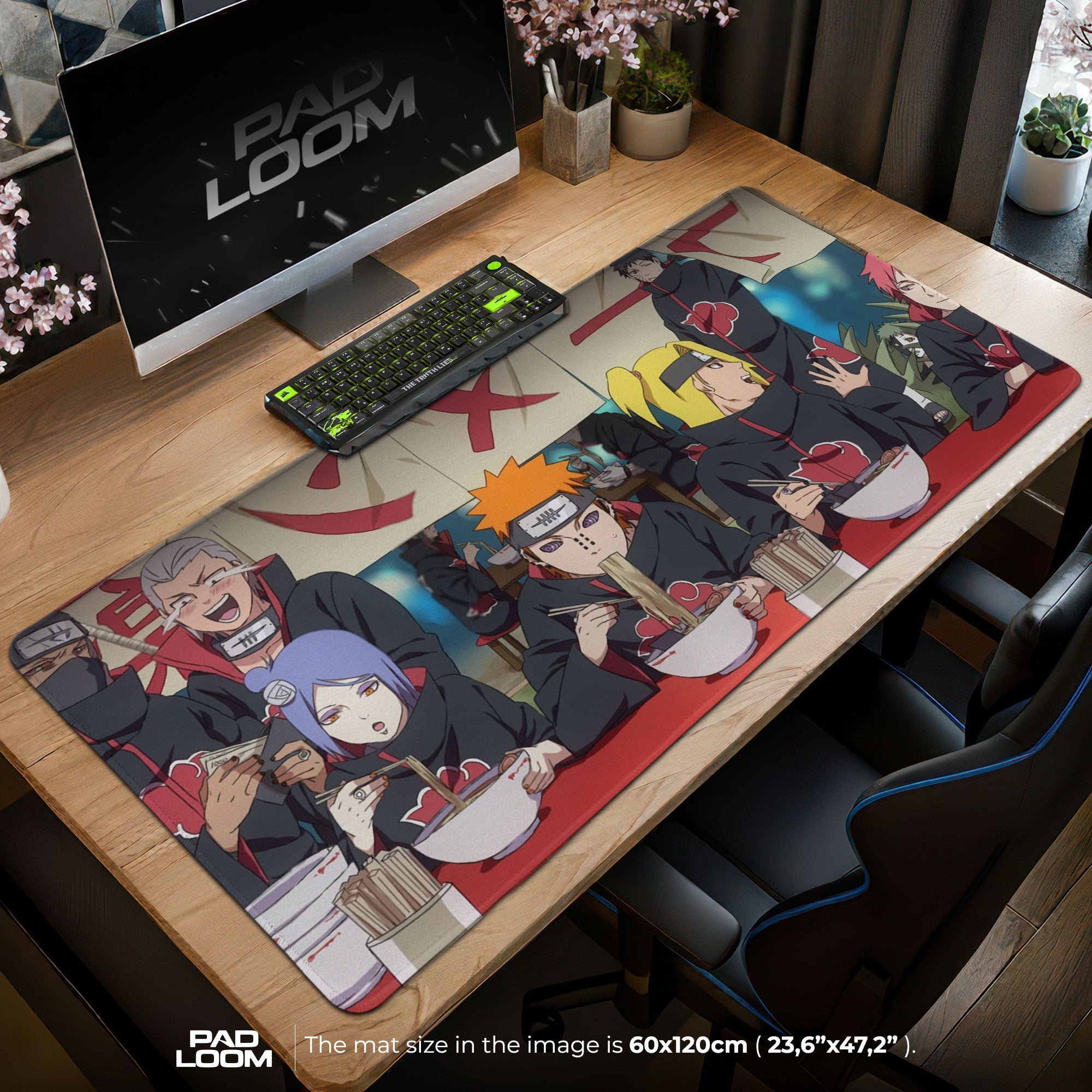 Akatsuki Ramen Break Mouse Pad - Casual Anime Desk Mat Padloom