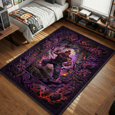 Akuma Satsui Aura Teppich - Street Fighter Stuhlunterlage