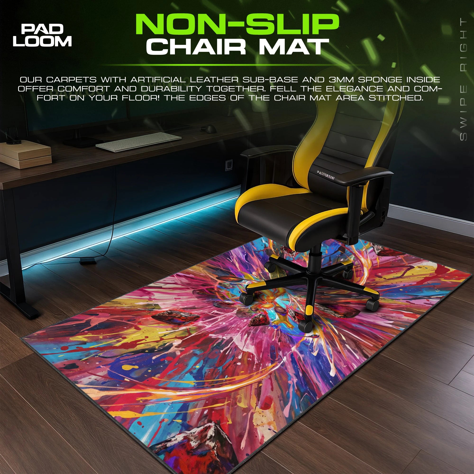 Alakazam Psi Splash Mouse Pad - Pokemon Desk Mat