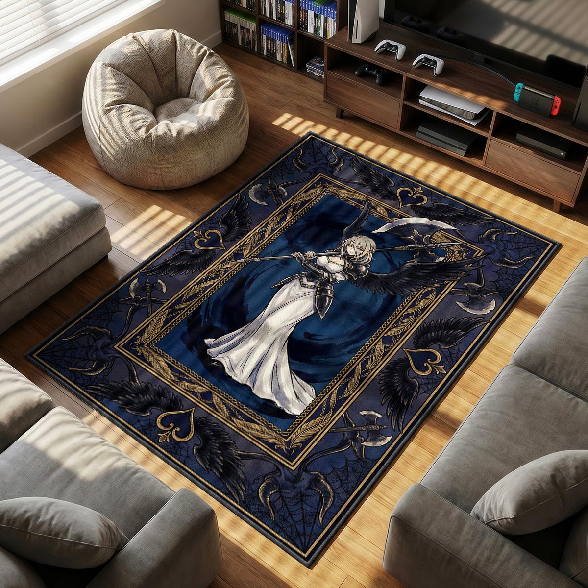 Albedo Guardian Gothic Rug - Overlord Chair Mat