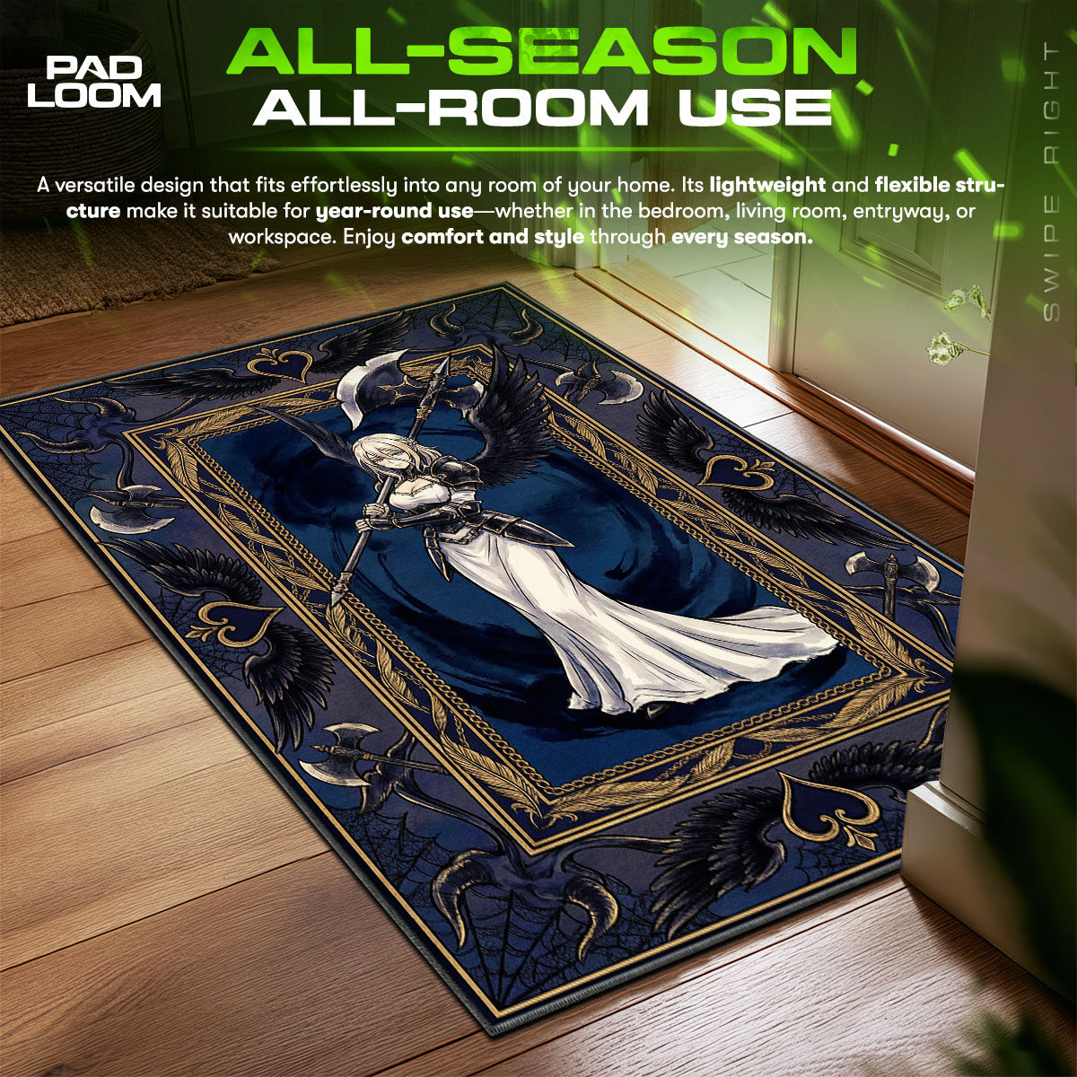 Albedo Guardian Gothic Rug - Overlord Chair Mat