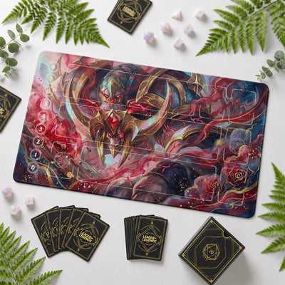 Alistar Crimson Playmat - LoL Riftbound TCG Mat