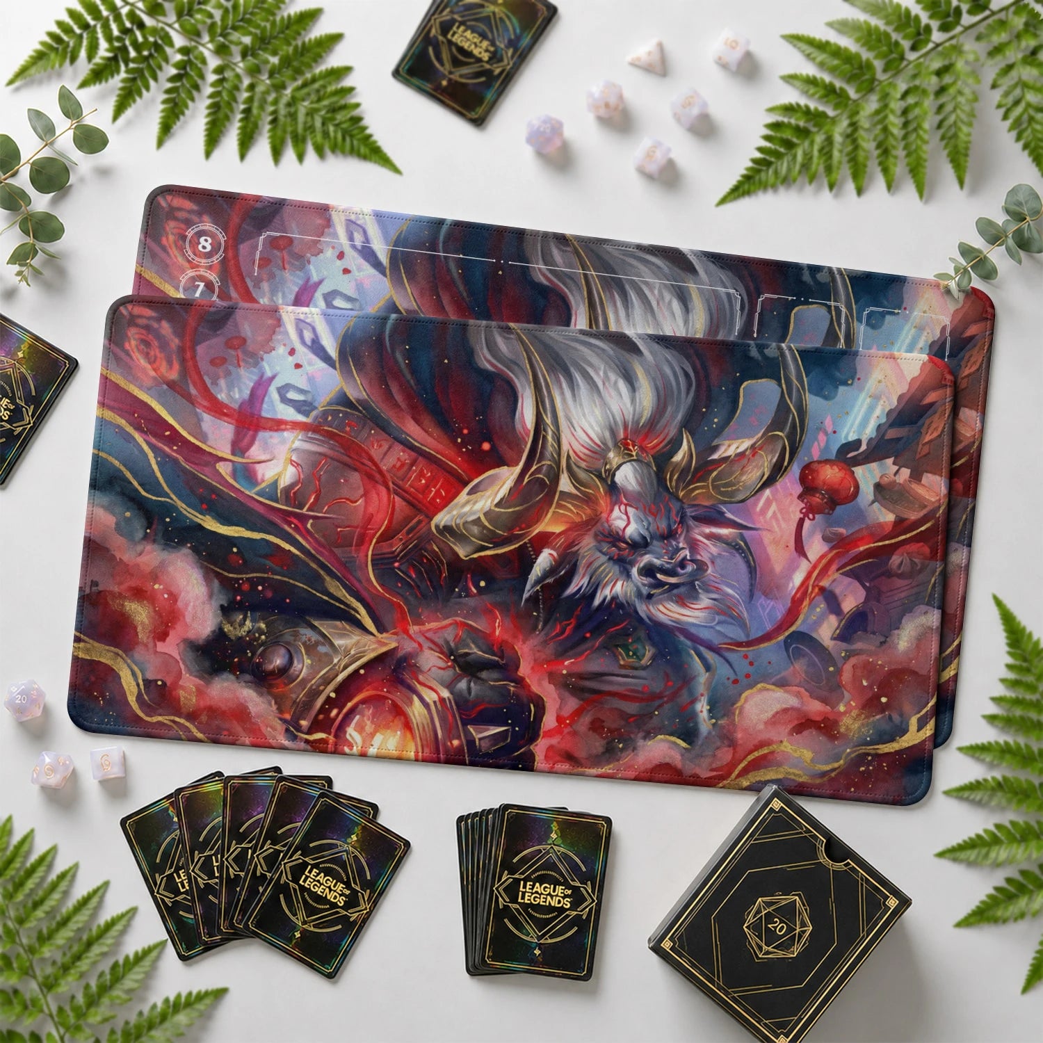 Alistar Lunar Playmat - LoL Riftbound TCG Mat
