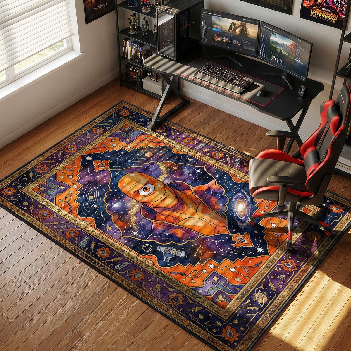 Allen Alien Cosmic Invincible Room rug — main product view