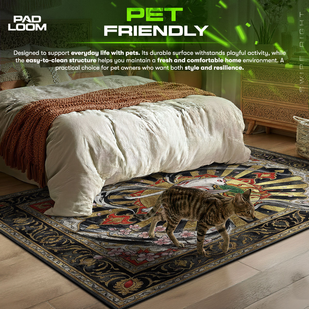 Amaterasu Divine Sun Rug - Okami Chair Mat