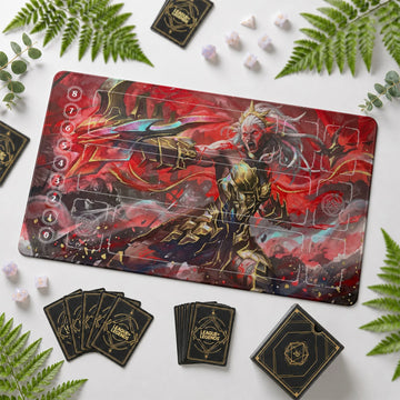 Ambessa Wrath Playmat - LoL Riftbound TCG Mat