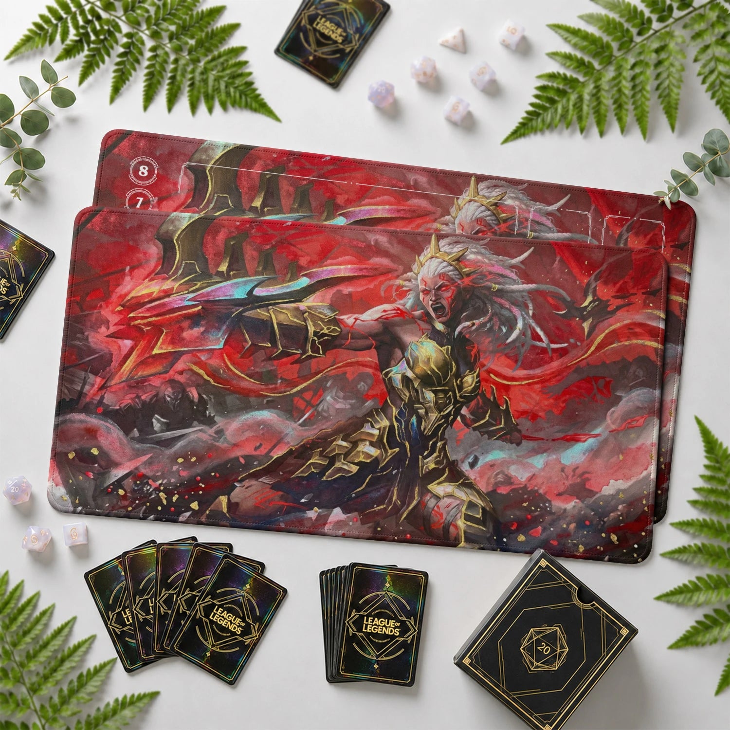 Ambessa Wrath Playmat - LoL Riftbound TCG Mat