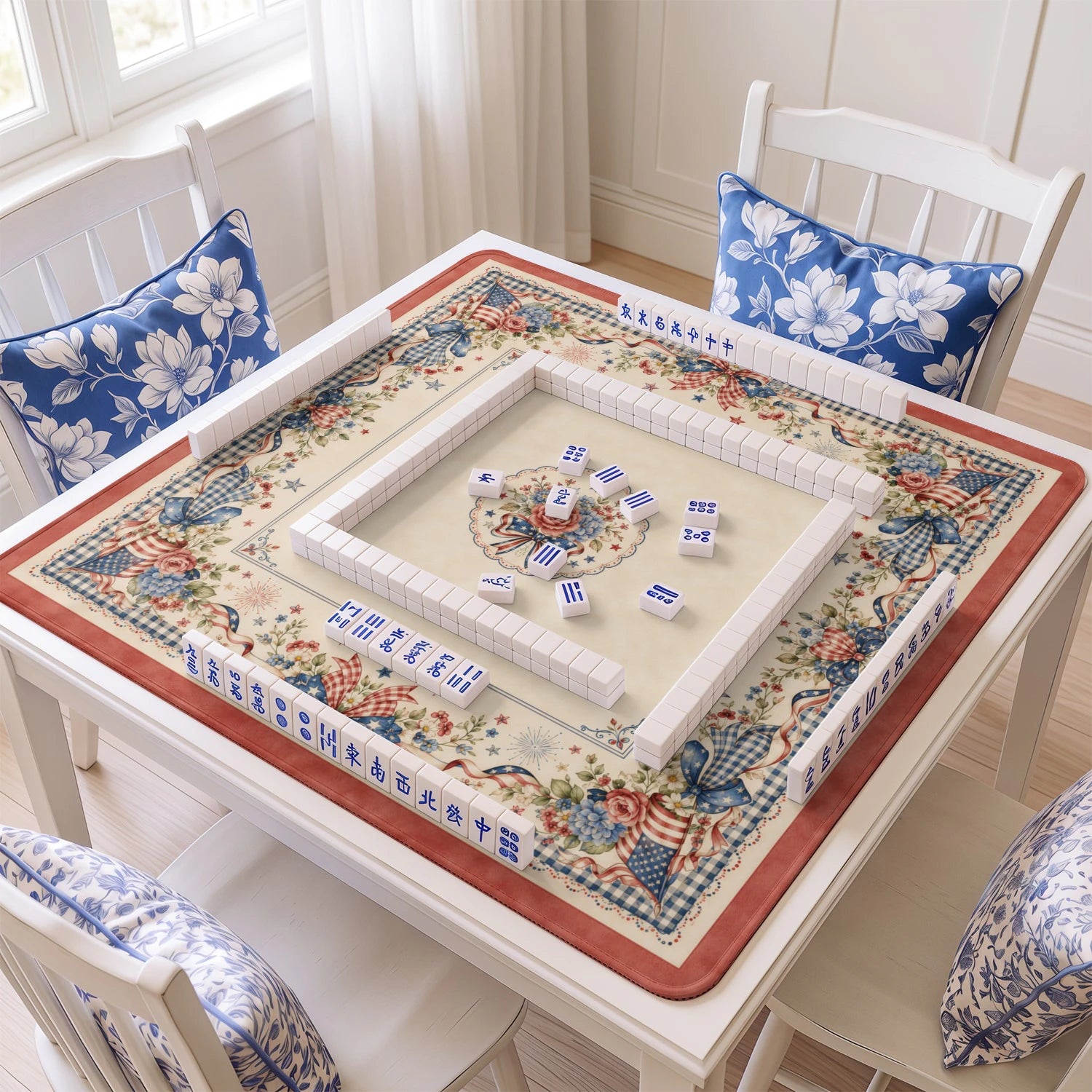 Americana Heritage Mahjong Mat - Mah Jongg Mat
