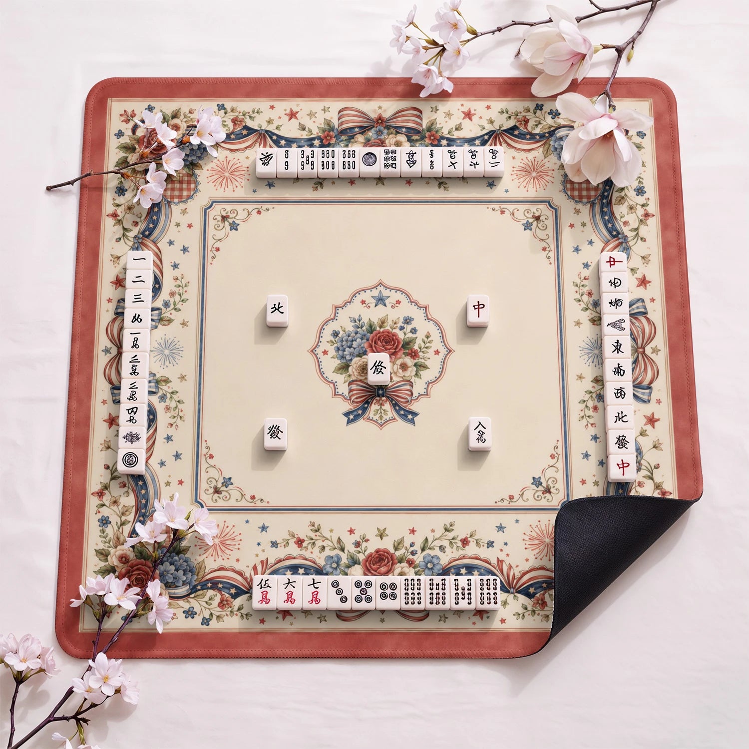 Americana Liberty Mahjong Mat - Mah Jongg Mat