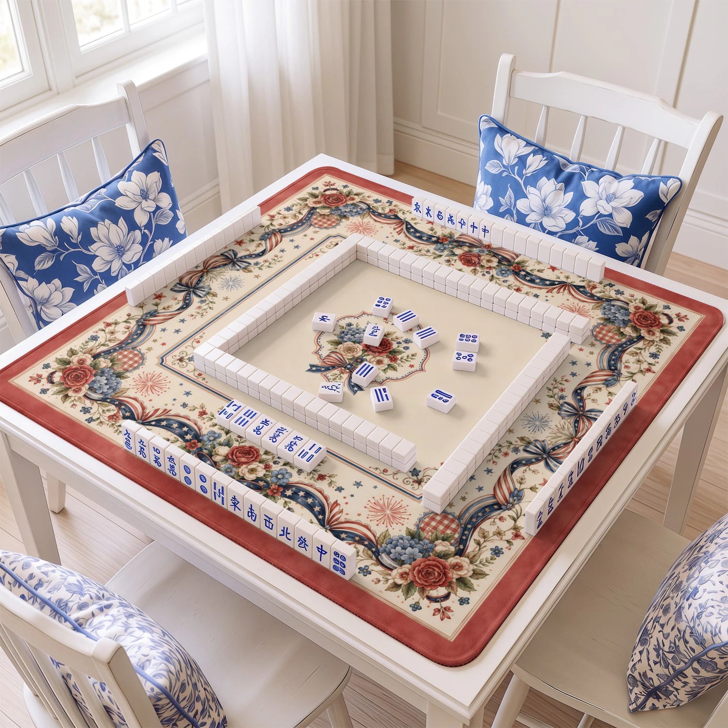 Americana Liberty Mahjong Mat - Mah Jongg Mat