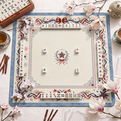 Americana Star Wreath Mahjong-Matte - Mah-Jongg Matte
