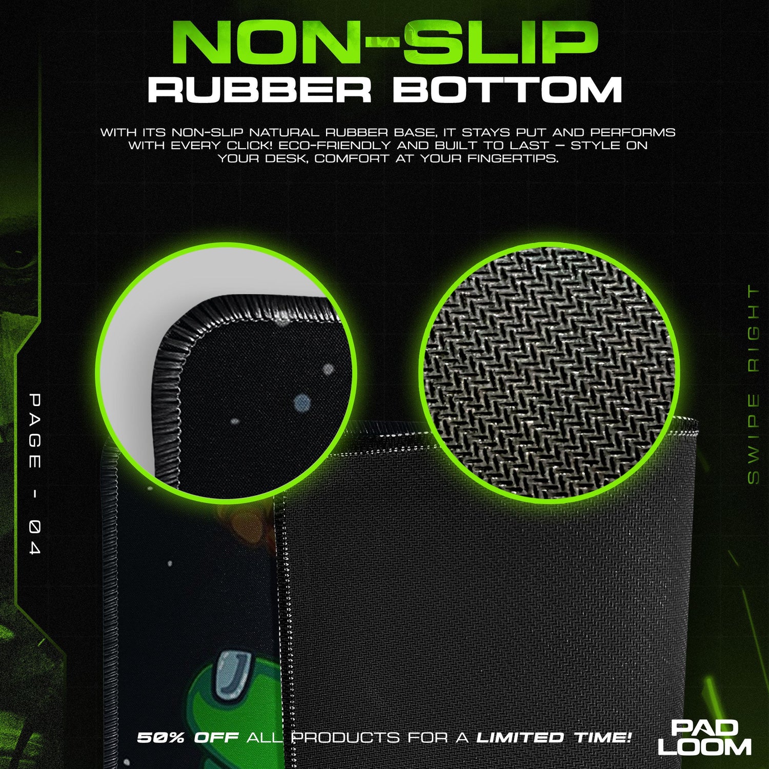 Among Us Mouse Pad, Galactic Voyage Gaming Desk Mat Padloom