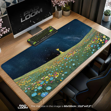 Ampharos Starlit Meadow Mouse Pad – gaming desk mat by Padloom