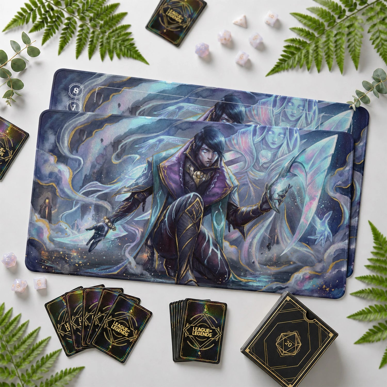Aphelios Lunari Playmat - LoL Riftbound TCG Mat