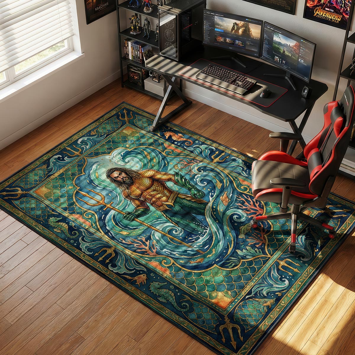 Aquaman Atlantis Tapestry DC Comics Room rug — main product view