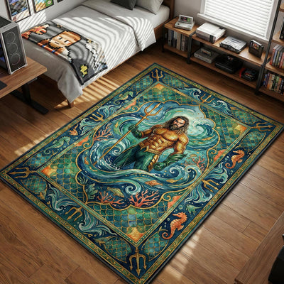 Aquaman Atlantis Tapestry Rug - DC Comics Room Mat