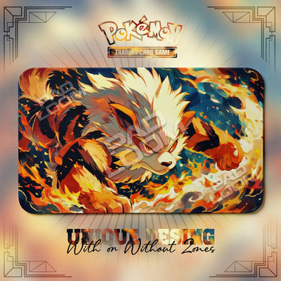 Arcanine Blaze Playmat - Pokemon TCG Mat