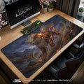 Arcanine Blazing Charge Mouse Pad – gaming desk mat by Padloom