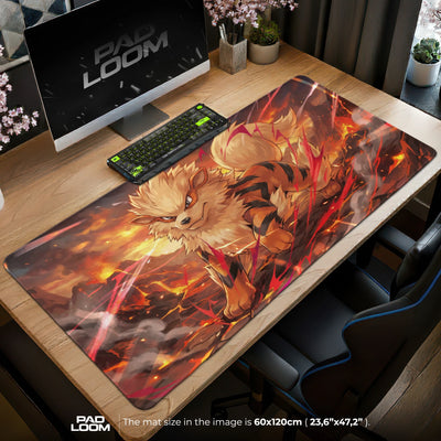 Arcanine Glutblitz Mauspad - Pokémon Schreibtischunterlage