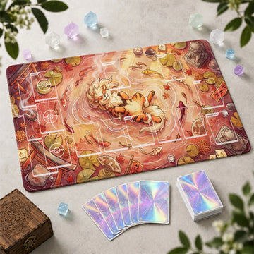 Arcanine Pond Playmat - Pokemon TCG Mat