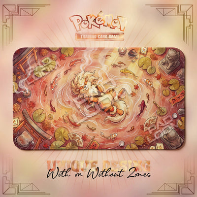 Arcanine Pond Playmat - Pokemon TCG Mat