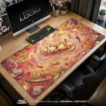 Arcanine Zen Garden Mouse Pad - Pokemon Desk Mat