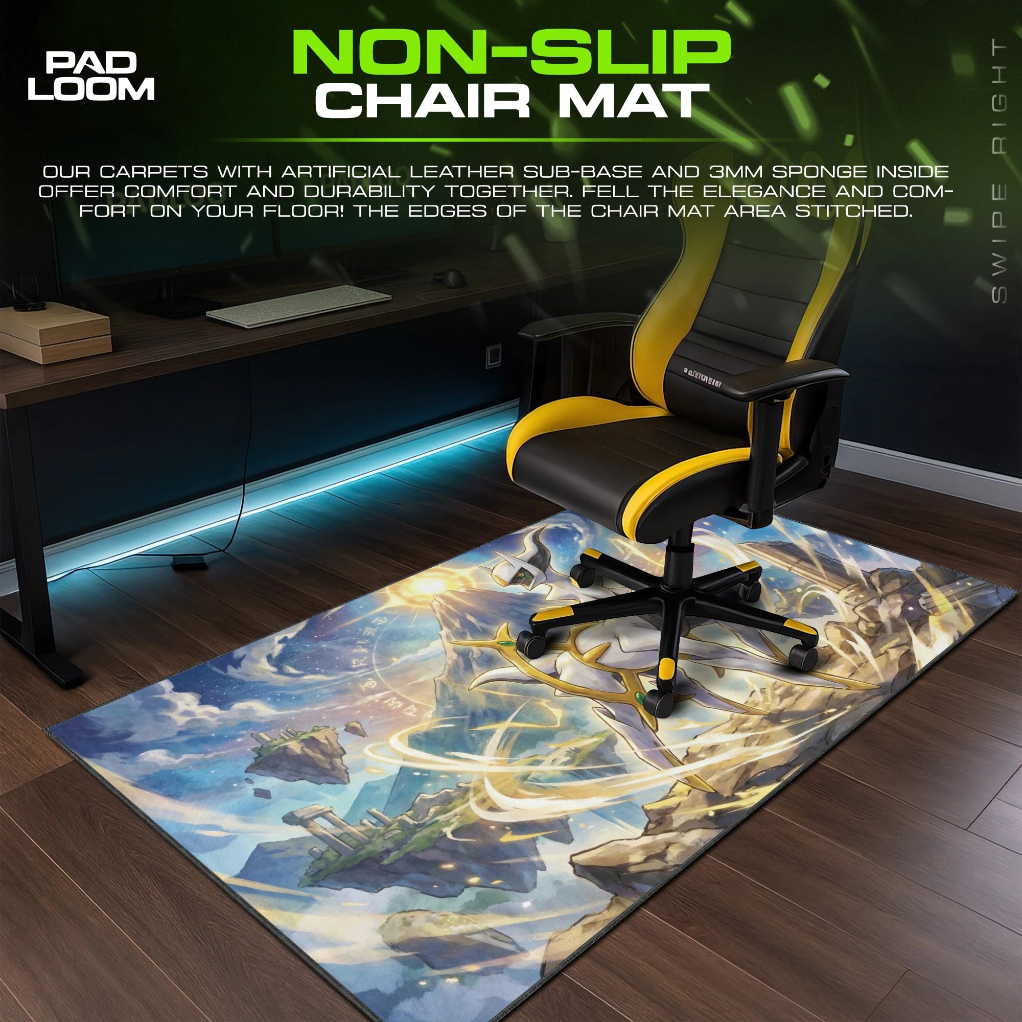 Arceus Origin Summit Mouse Pad - Pokémon Desk Mat