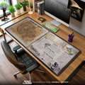 ARK Scorched Earth Map Mouse Pad, Survivor Gaming Desk Mat Padloom