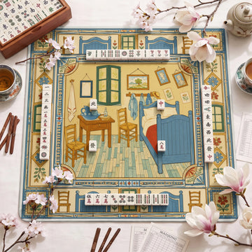 Arles Bedroom Mahjong Mat – neoprene mah jongg table mat