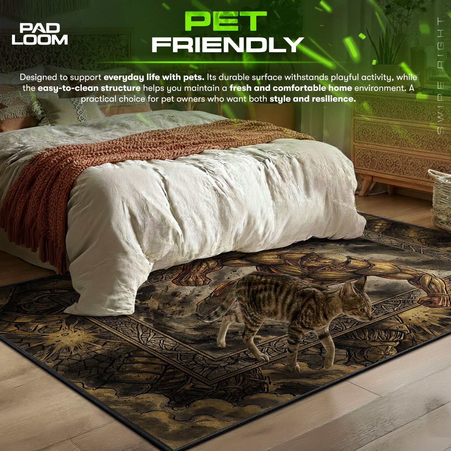 Armored Titan Wall Breach Rug - Attack on Titan Chair Mat