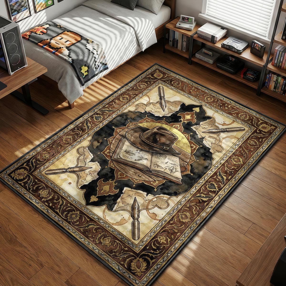 Arthur Journal Sketch Rug - RDR2 Chair Mat | Padloom