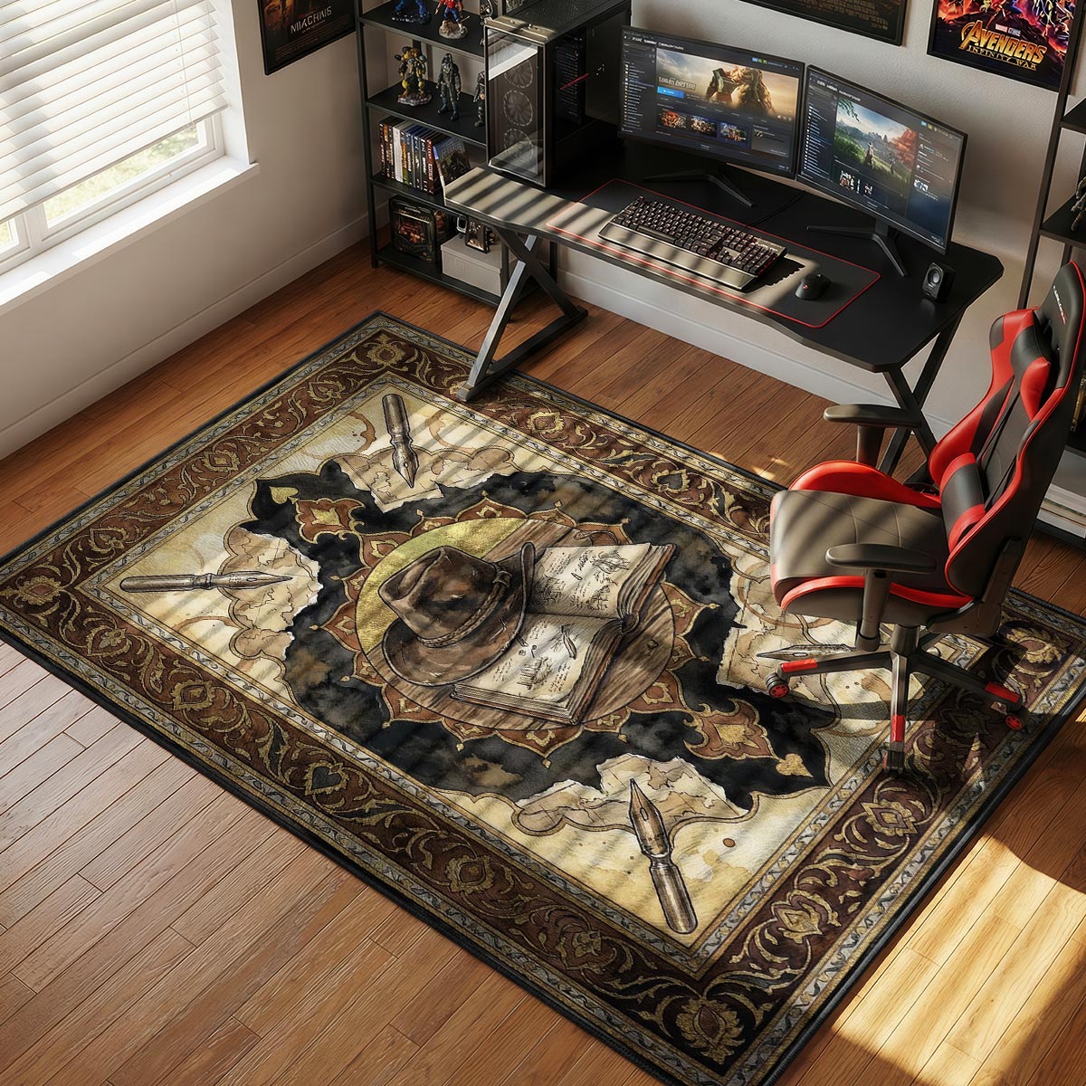 Arthur Journal Sketch Rug - RDR2 Chair Mat