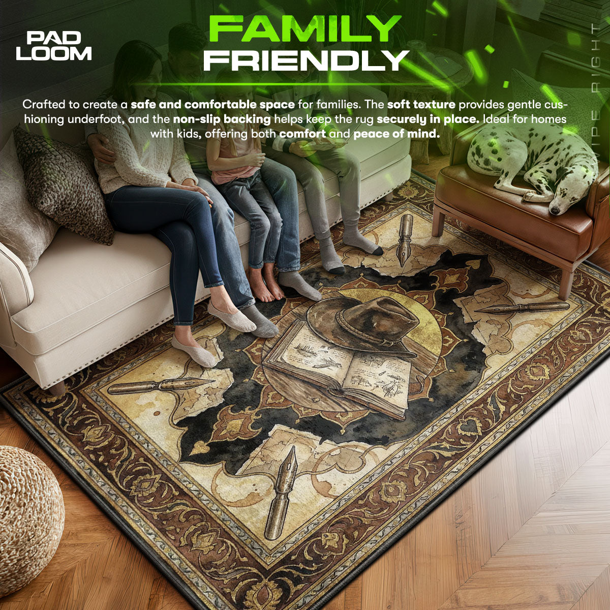 Arthur Journal Sketch Rug - RDR2 Chair Mat