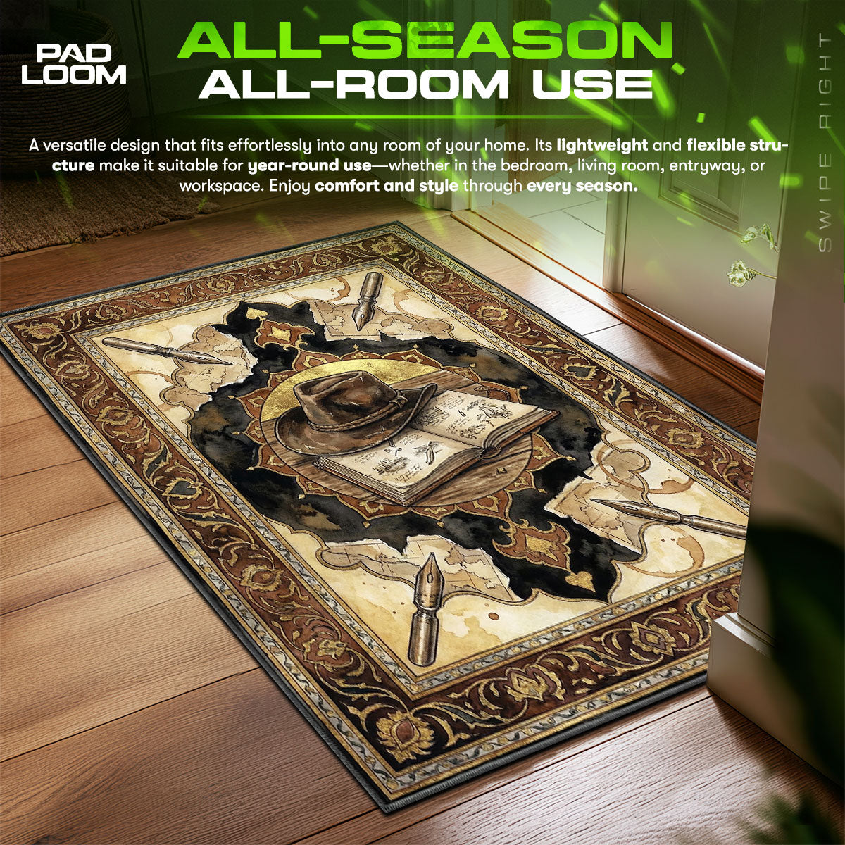 Arthur Journal Sketch Rug - RDR2 Chair Mat